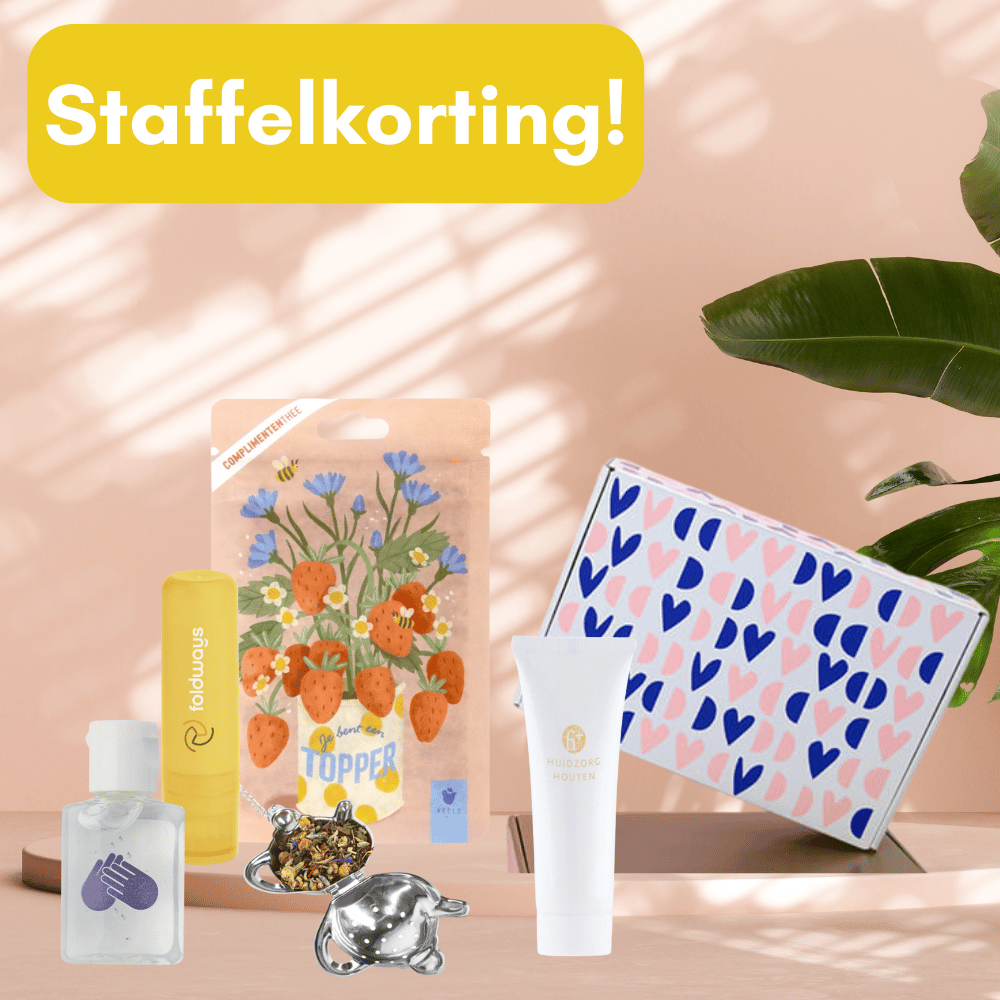 Self-care mini pakket (vanaf 100 stuks)