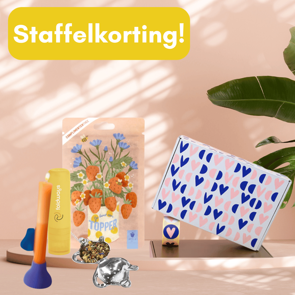 Duurzaam & Liefdevol pakket (vanaf 100 stuks)